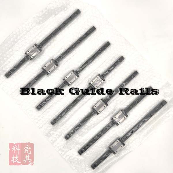 Black Rails MGN5, 7, 9, 12 for Voron Design