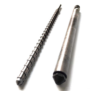 30mm Diameter Injection/Extrusion Screw Kit for Precious Plastic Project Screw, Barrel, Nozzle and Heaters