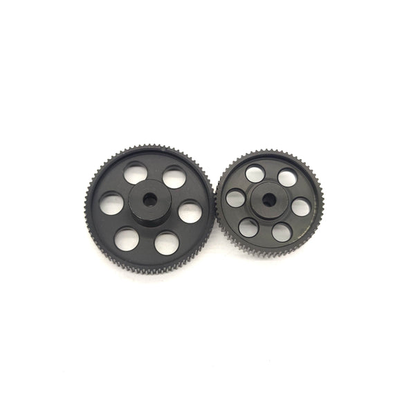 For Voron 3D Printer Black Anodized GT2 Pulleys 16, 20, 64 and 80 Teeth for 6/9mm Wide Belt