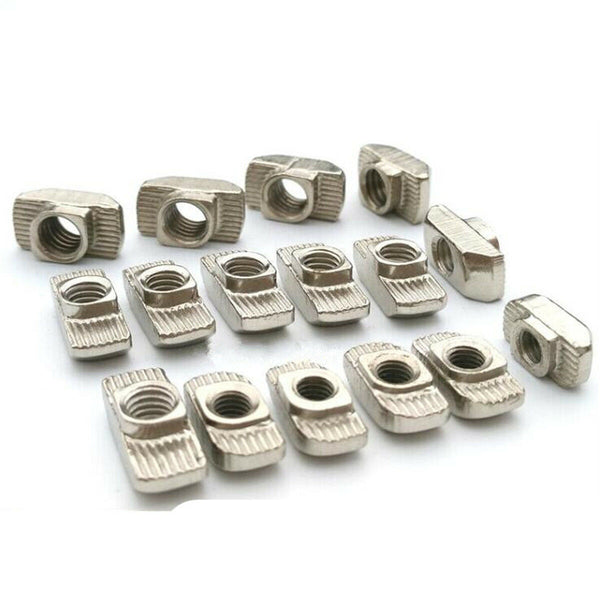 100pcs/lot M3/M4/M5 Post-assembly T-Nut for 2020/3030 Series T Slot Aluminum Profile