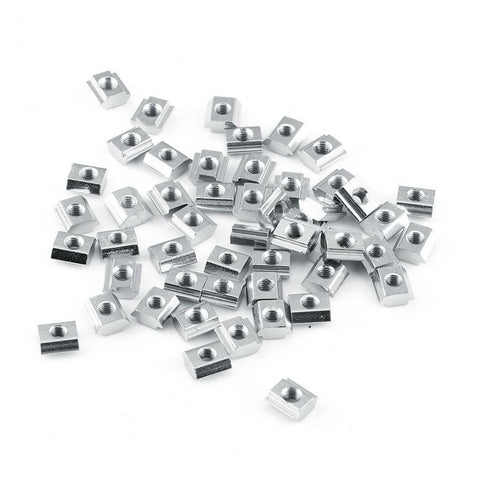 100pcs/lot M3/M4/M5 Pre-assembly T-Nut for 2020/3030 Series T Slot Aluminum Profile